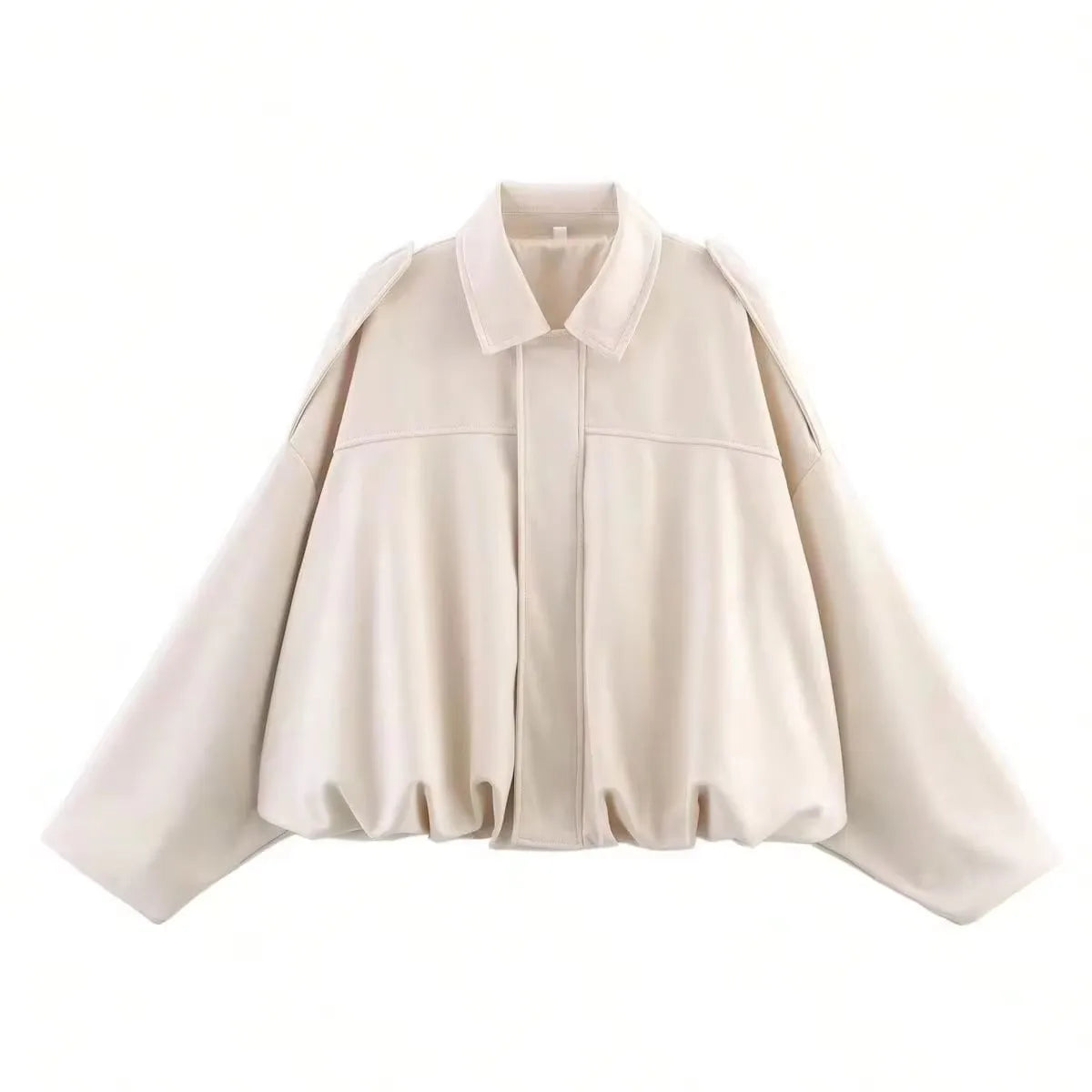 Inaya Chic Loose Suede Jacket