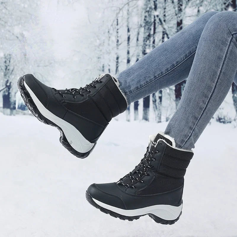 Harvest Fur Lined Winter Snow Boots