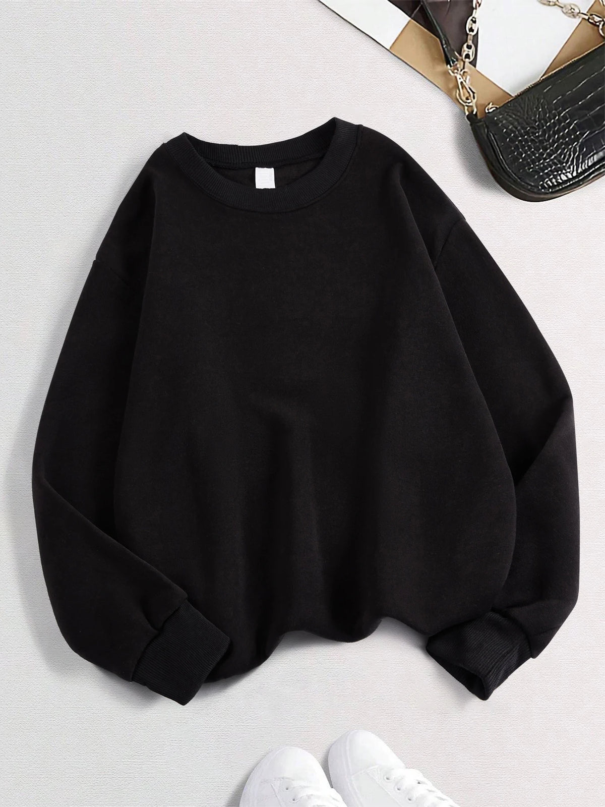Upper West Casual Crewneck Pullover Sweatshirt