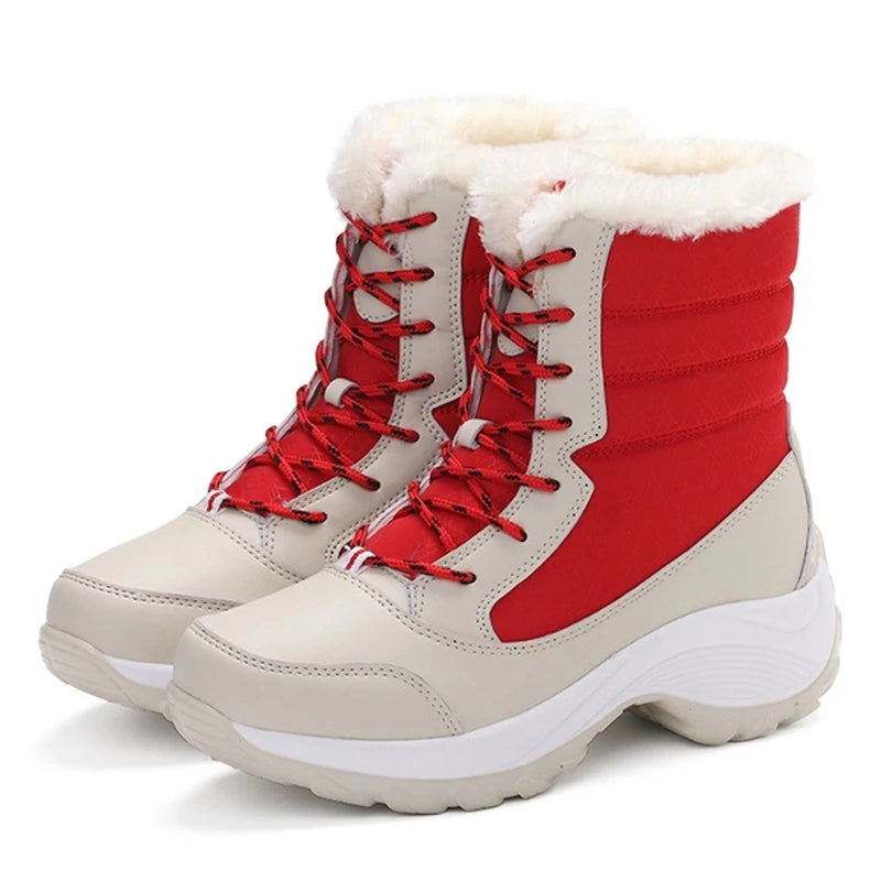 Harvest Fur Lined Winter Snow Boots