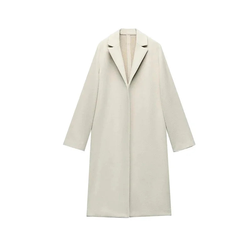New Era Stylish Long Woolen Coat