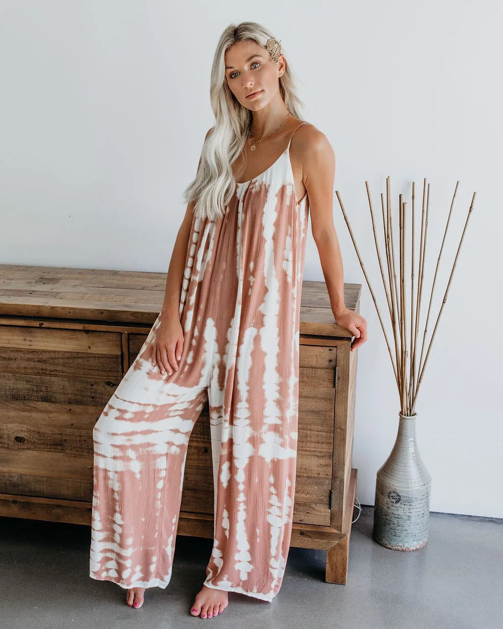 Bali Wide Leg Boho Airy Jumpsuit