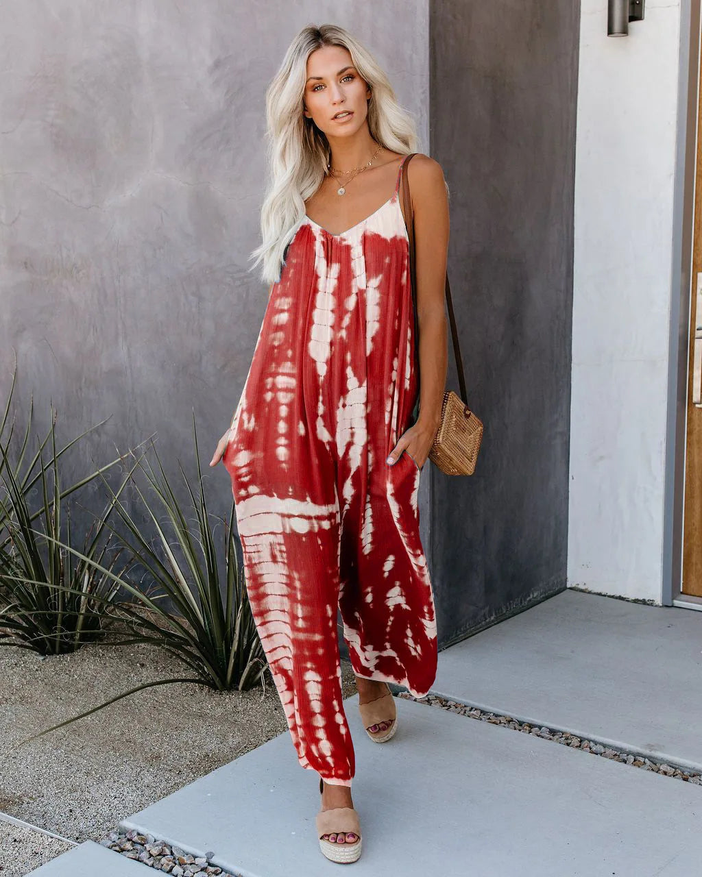 Bali Wide Leg Boho Airy Jumpsuit