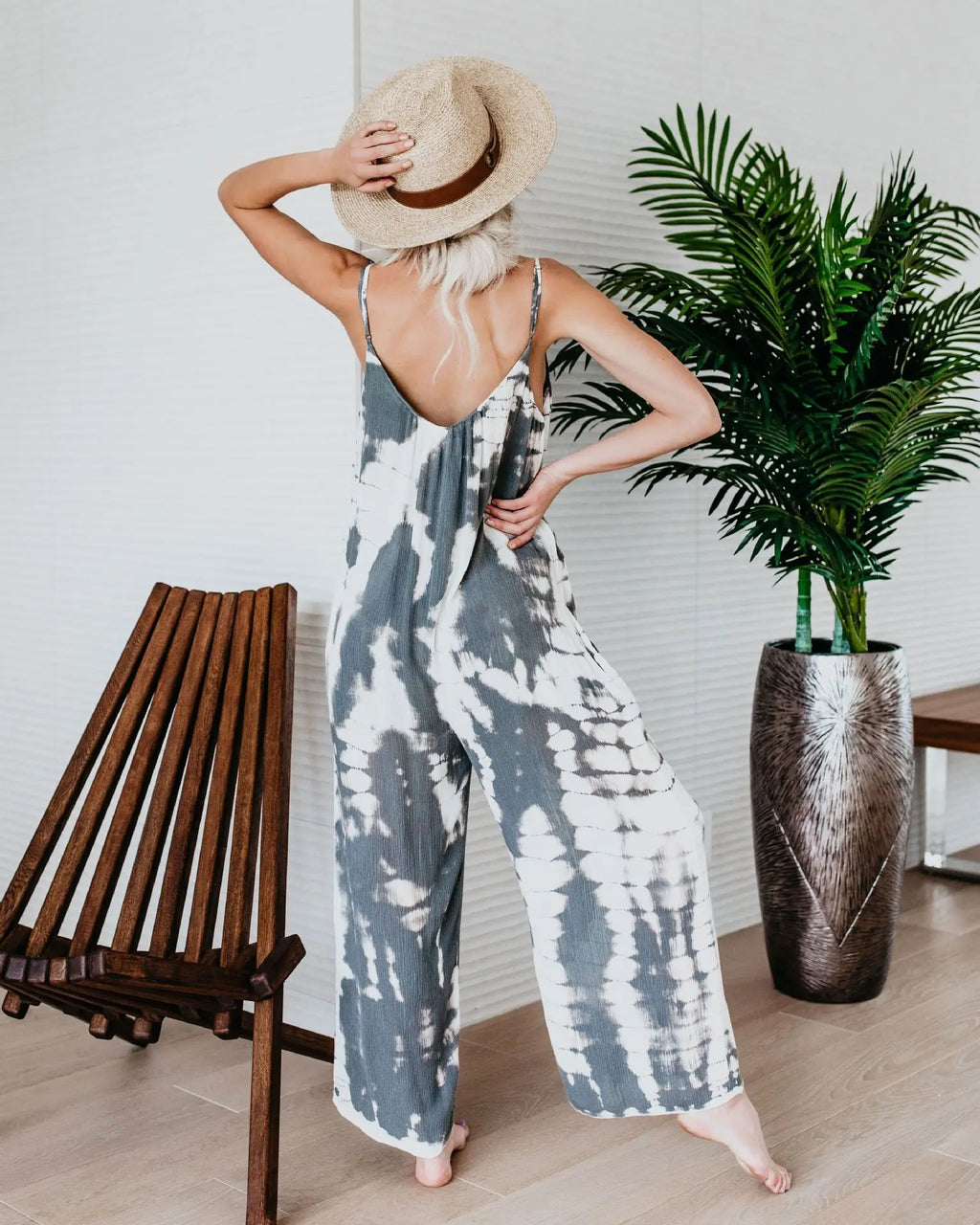 Bali Wide Leg Boho Airy Jumpsuit