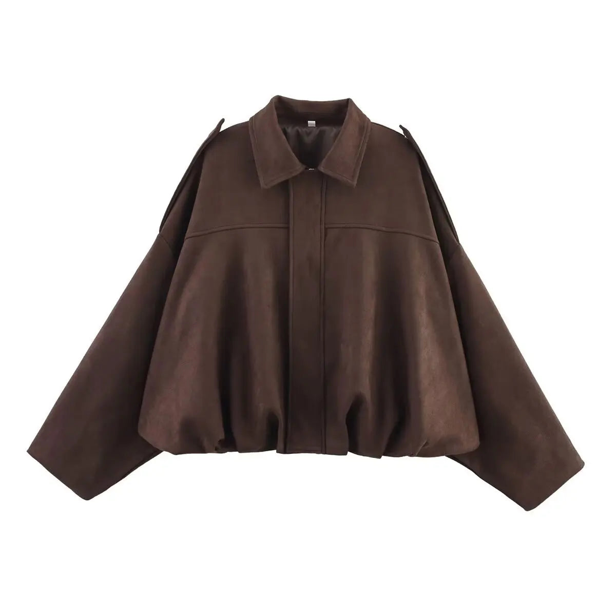 Inaya Chic Loose Suede Jacket