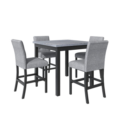 Row Dining Table Set For 4