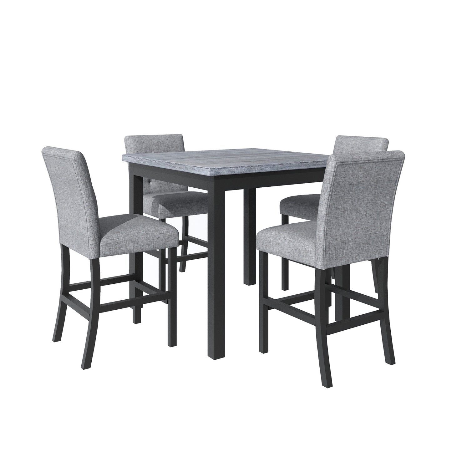 Row Dining Table Set For 4