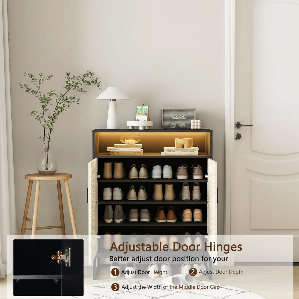 Adjustable Door Hinges - No Painting