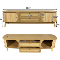 Bolt Rattan 75 Inch TV Stand