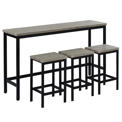 Counter Dining Table Set For 3