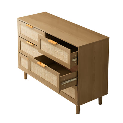 The Oak Rattan Dresser
