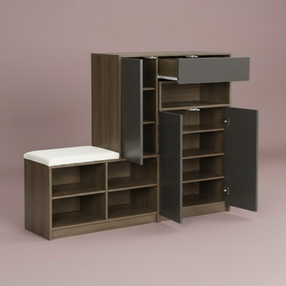 All open on dusty pink