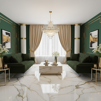 Art Deco Double Sofa Setup