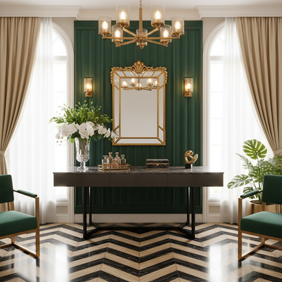 Art Deco Hall Table - Entryway