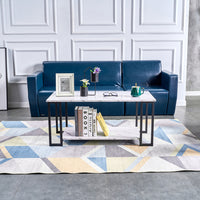 Coffee Table, 2 Layers Of 1.5cm Thick Marble