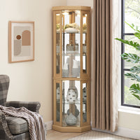 Terine Corner Curio Cabinet