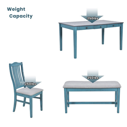 Rouje Dining Table Set For 6