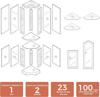 The Harvest Corner Curio Cabinet