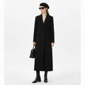 Beret coat front with single button