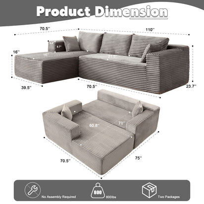 Rove Collections L Shaped Couch