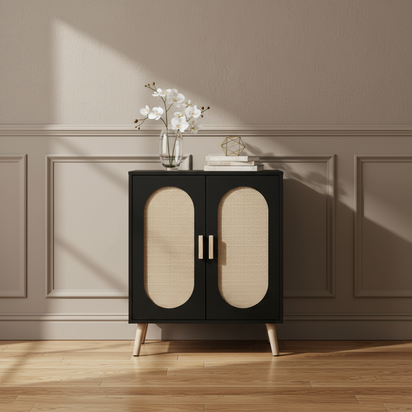 Black Shoe Cabinet - Main Product Photo