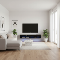 Black TV Stand Layout 1