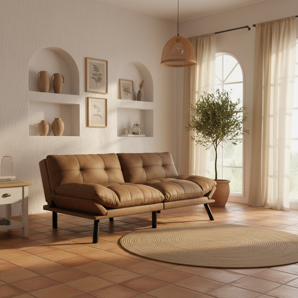 Brown Sofa Corner Angle