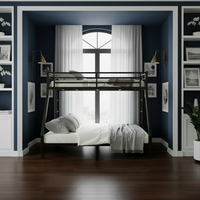 Bunk Bed in Recessed Alcove