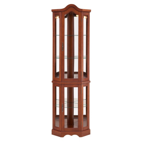 Garfield Corner Curio Cabinet