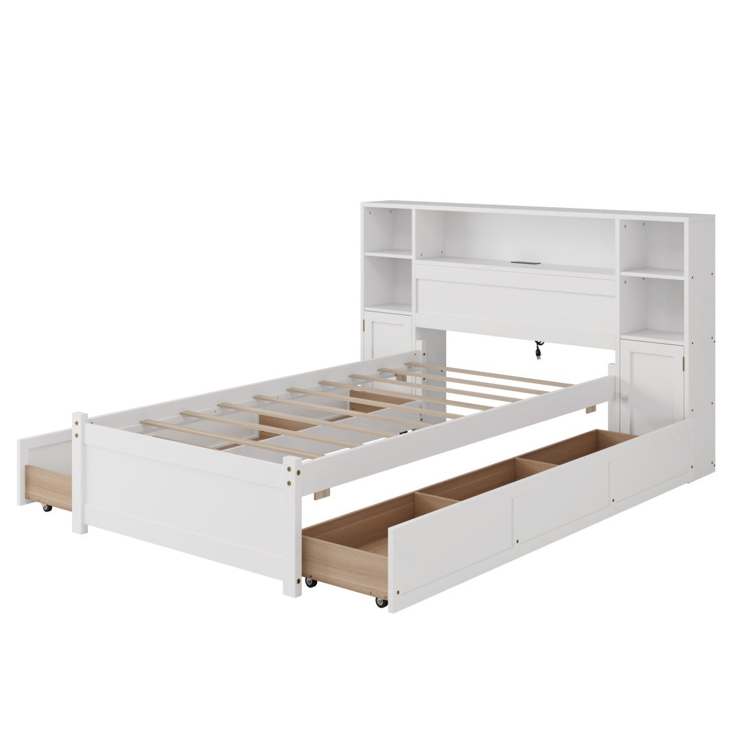 Elle & Grey Twin Bed Frame With Storage