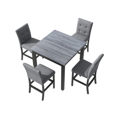 Row Dining Table Set For 4