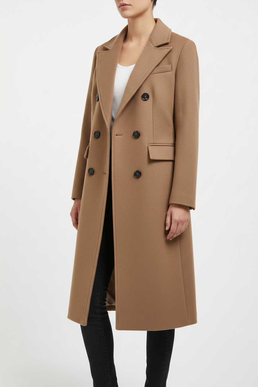 Camel Lapel Coat - Redone