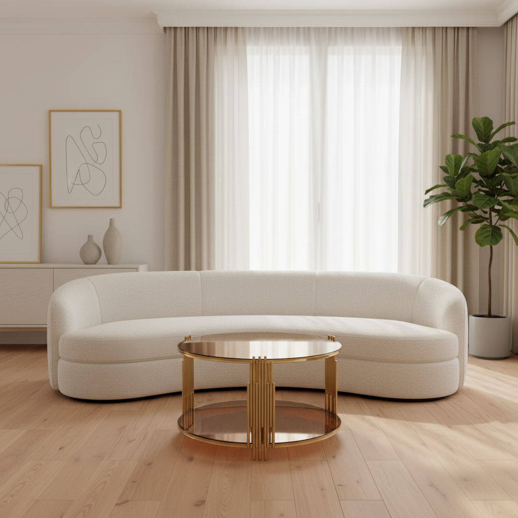 Centered Front View - 3 Pillars