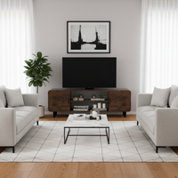 Centered with Linen Sofas