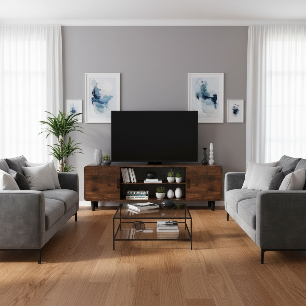 Centered with Velvet Sofas