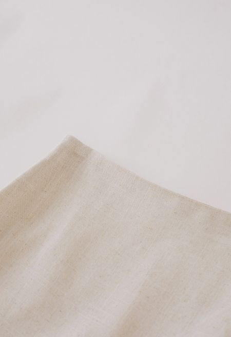Canvas Ink Wash Linen Blend Maxi Skirt