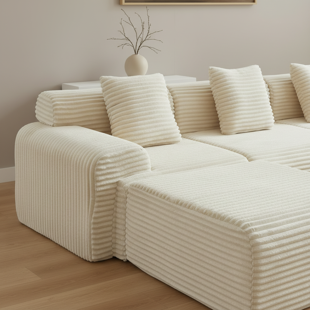 Close-up of cushions and texture