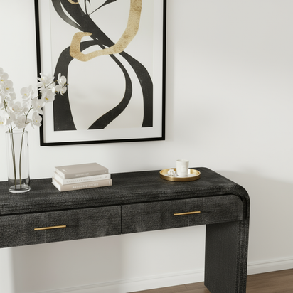 Close-up of table top with orchids and books
