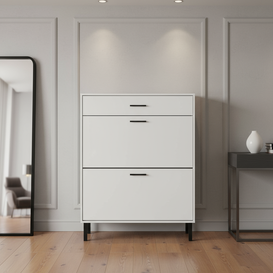 Close-Up Shoe Cabinet