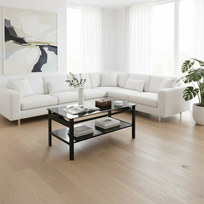 Coffee Table in Corner Seating