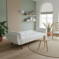 Completely flat sofa bed