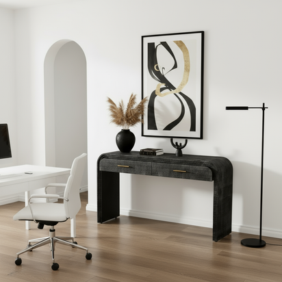 Console table in home office