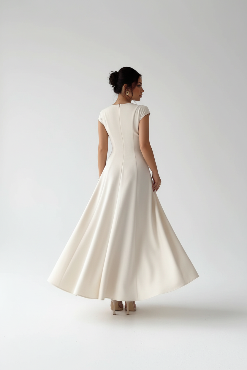 Cream Maxi — Studio Back