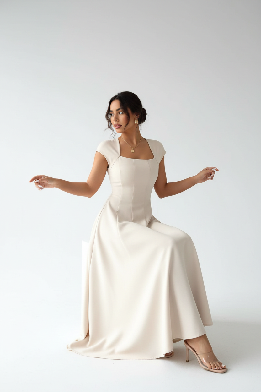Cream Maxi — Studio Seated