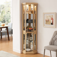 Terine Corner Curio Cabinet