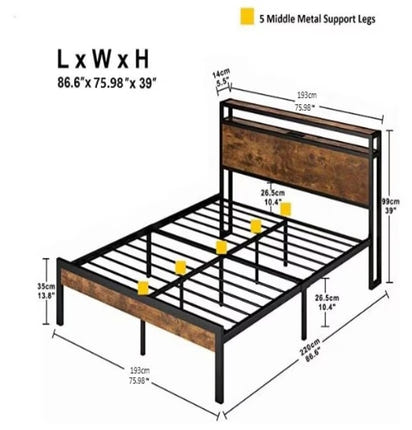 The Oak Bed Frame
