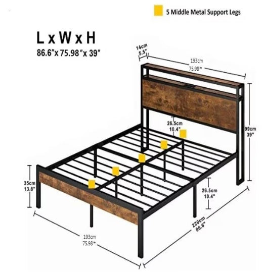 The Oak Bed Frame