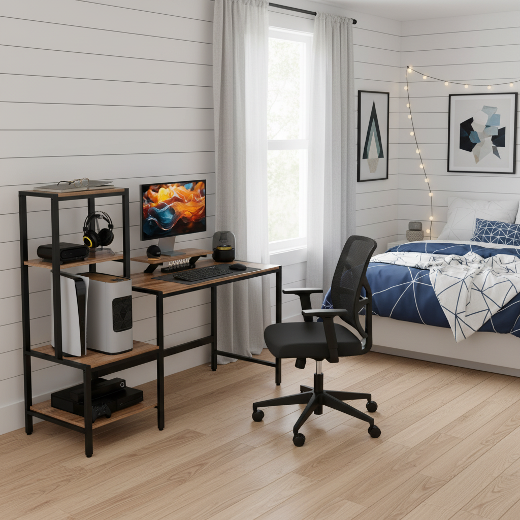 Desk in Teen Bedroom