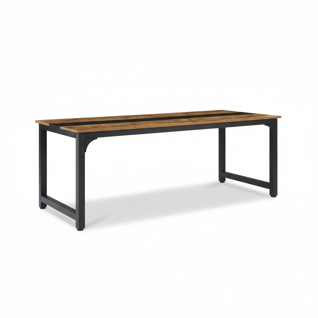 Desk on White Background