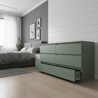 Dresser 45-Degree Drawer Open